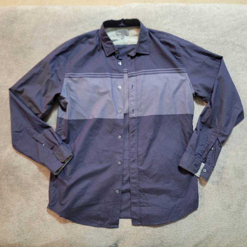 Vince Men's Long Sleeve‎ Button-Up Shirt Sz L